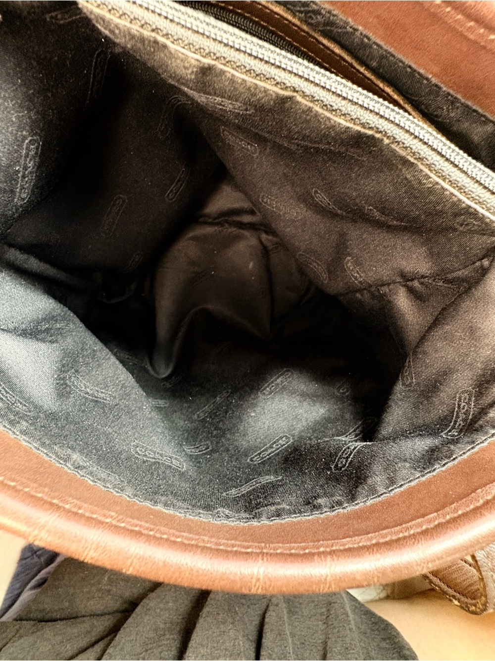 Coach Classic Brown Leather Tote Bag - Women's Shoulder Tote - Picture 14 of 17